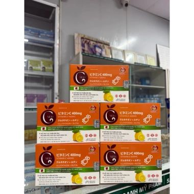 Viên uống làm đẹp da sáng nám Vitamin C 400mg Glutathion Rutin - 30 viên chỉ 289k 3
