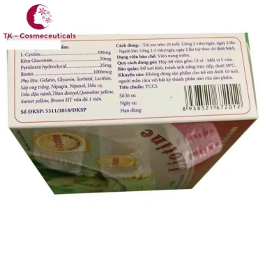 Viên Uống Liotine 60 Viên - Giảm Rụng Tóc, Làm Đẹp Da, Khô & Tàn Nhang - 360.000đ