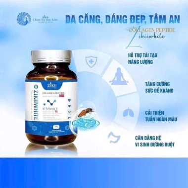 Viên uống nhả nám Zikii mẫu mới: Trắng da, mờ nám, tàn nhang, phục hồi da, giá ưu đãi 659.000 VNĐ