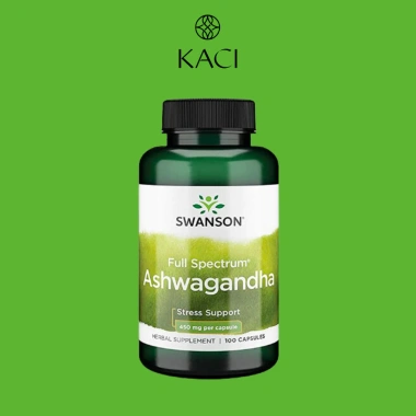 Viên Uống Nhân Sâm Ấn Độ Swanson Full Spectrum Ashwagandha 450mg - Giảm Căng Thẳng Lo Âu, Giá Ưu Đãi 309.000 VND 5 Viên Uống Nhân Sâm Ấn Độ Swanson Full Spectrum Ashwagandha 450mg - Giảm Căng Thẳng Lo Âu, Giá Ưu Đãi 309.000 VND 5