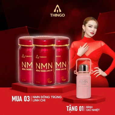 Viên uống NMN Thingo và Đông trùng linh chi 60 viên - Hỗ trợ sức khỏe, làm đẹp, giảm giá 650k 2