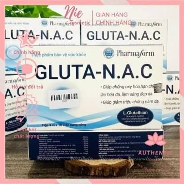 Viên uống Pharmaform Gluta N.A.C sáng da, ngừa lão hoá – chỉ 295.200₫