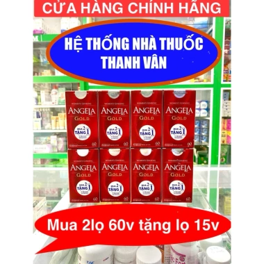 Viên Uống Sâm Angela Gold Chính Hãng 60 Viên - Tem Tích Điểm, Tặng Lọ 15ml 2