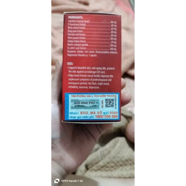Viên Uống Sâm Angela Gold Chính Hãng 60 Viên - Tem Tích Điểm, Tặng Lọ 15ml 6