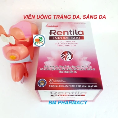 Viên uống sáng da Rentila 250k - Dưỡng ẩm, giảm nám, nhăn, da khô, làm da rạng rỡ