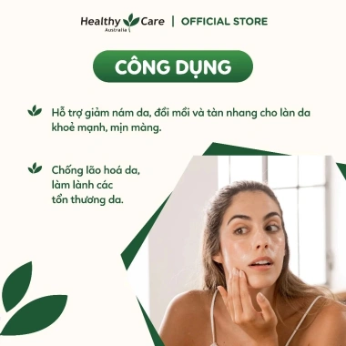 Viên uống sữa ong chúa Royal Jelly Healthy Care 1.000mg Úc - Ngăn ngừa lão hóa, da đẹp, chỉ 810.000 3