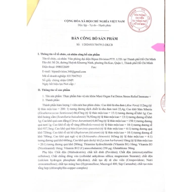 Viên Uống Thải Độc Mỡ Nội Tạng Maxi Detox 60 Viên - Giảm Mỡ, Thanh Lọc Cơ Thể, 1,350,000 VND