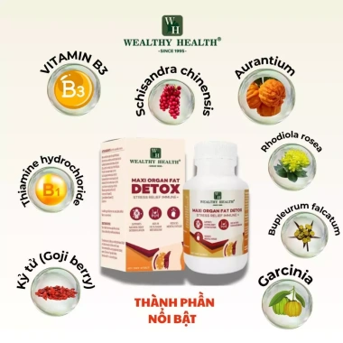 Viên Uống Thải Độc Mỡ Nội Tạng Úc - Giảm Căng Thẳng, Tăng Miễn Dịch, Detox Cơ Thể 60v - Giá 1,175,000₫