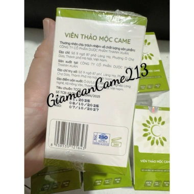 Viên uống thảo mộc Came mới - Giảm cân tự nhiên, tăng năng lượng, chỉ 299.000đ 3