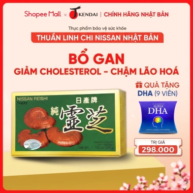 Viên Uống Thuân Linh Chi Nissan Nhật Bản - Bồi Bổ Sức Khỏe, Bảo Vệ Gan, Giá 3.55 Triệu