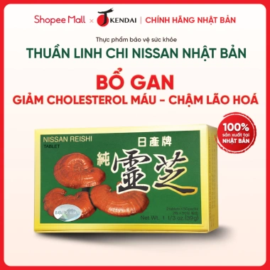 Viên Uống Thuân Linh Chi Nissan Nhật Bản - Bồi Bổ Sức Khỏe, Bảo Vệ Gan, Giá 3.55 Triệu