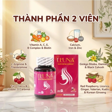 Viên Uống Tiết Tố Nữ BNC Medipharm Eluna - Chống Oxy Hoá, Tăng Đề Kháng, 500k 3