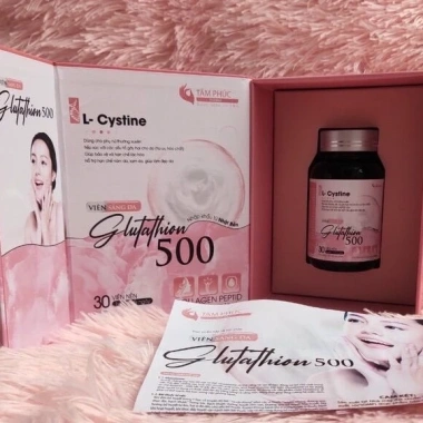 Viên Uống Trắng Da Glutathion 500mg Tâm Phúc - Sáng Da, Mờ Nám, Đẹp Dáng, Đốt Mỡ, Giá 420.000đ 2 Viên Uống Trắng Da Glutathion 500mg Tâm Phúc - Sáng Da, Mờ Nám, Đẹp Dáng, Đốt Mỡ, Giá 420.000đ 2