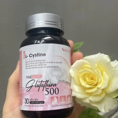 Viên Uống Trắng Da Glutathion 500mg Tâm Phúc - Sáng Da, Mờ Nám, Đẹp Dáng, Đốt Mỡ, Giá 420.000đ