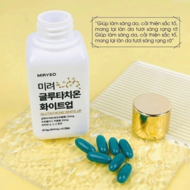 Viên uống trắng da Miryeo nội địa Hàn Quốc 62v - Giá ưu đãi 450.000, da sáng mịn 2