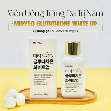 Viên uống trắng da Miryeo nội địa Hàn Quốc 62v - Giá ưu đãi 450.000, da sáng mịn 6