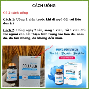 Viên uống trắng da mờ nám Collagen và Glutathion 30 viên - Giá ưu đãi 198.000đ 5