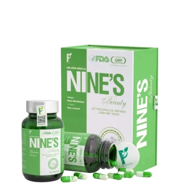 Viên uống trắng da mờ nám Nines Beauty giảm nếp nhăn, chống lão hóa 355.000 VND