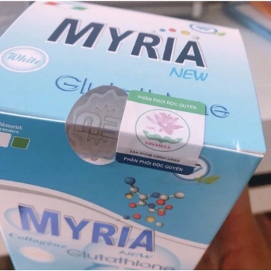 Viên Uống Trắng Da MYRIA 60 Viên - Glutathione Collagen Vitamin C Nhập khẩu Pháp Chính hãng Giá 900k 3 Viên Uống Trắng Da MYRIA 60 Viên - Glutathione Collagen Vitamin C Nhập khẩu Pháp Chính hãng Giá 900k 3