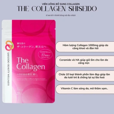 Viên uống trắng da The Collagen collagen EXR Shiseido Nhật Bản - Giá chỉ 500.000 VND 8 Viên uống trắng da The Collagen collagen EXR Shiseido Nhật Bản - Giá chỉ 500.000 VND 8
