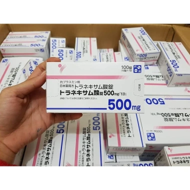 Viên uống trắng da Transamin 500mg Nhật Bản - Mờ thâm nám, ưu đãi 1.200.000 VND 7 Viên uống trắng da Transamin 500mg Nhật Bản - Mờ thâm nám, ưu đãi 1.200.000 VND 7