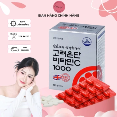 Viên Uống Vitamin C Eundan Trắng Da, Chống Nắng, Giảm Rụng Tóc, Collagen 399k