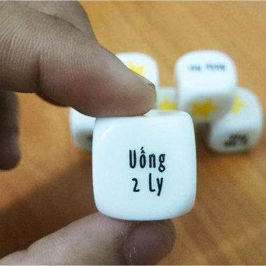 Viên Xí Ngầu 6 Mặt Siêu Vui - Xúc Xắc Uống Bia Bữa Nhậu, Liên Hoan Giá 17.000₫