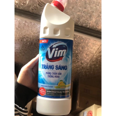Vim 870ml - Chất tẩy rửa bồn cầu & nhà tắm hiệu quả, diệt vi khuẩn, giá 46.500₫ 10