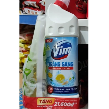 Vim Gel tẩy rửa bồn cầu & nhà tắm - Khử mùi, tẩy sạch sâu, giá chỉ 46.800đ