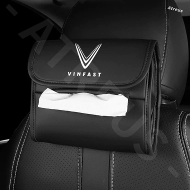 Vinfast Hộp Đựng Khăn Giấy Ô Tô Tự Động Chống Nắng, Che Da, Bảo Quản cho Fadil VF E34, VF8, VF9, LUX A SA 2.0 – 68.376₫