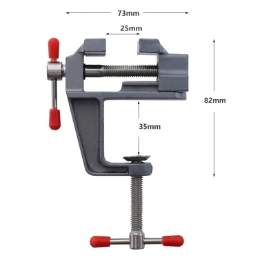 Vise mini kim loại MONQIQI 3,5 inch - Kẹp ETO cho bàn làm việc, giá chỉ 60.000₫ 2