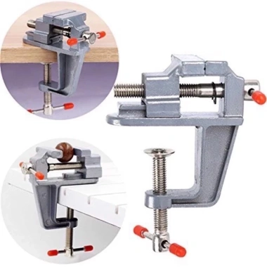 Vise mini kim loại MONQIQI 3,5 inch - Kẹp ETO cho bàn làm việc, giá chỉ 60.000₫ 3