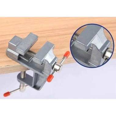 Vise mini kim loại MONQIQI 3,5 inch - Kẹp ETO cho bàn làm việc, giá chỉ 60.000₫ 4