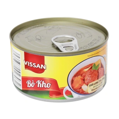 Vissan Combo 4 Hộp Bò Kho 200g - Thịt bò hảo hạng, HSD 2.028, Giá ưu đãi 150k