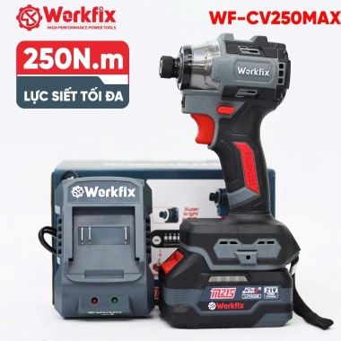 Vít búa WORKFIX WF-CV250MAX 250Nm - 4 chức năng, 4 tốc độ, bản gọn nhẹ, không than - Giá chỉ 859.000₫ 7