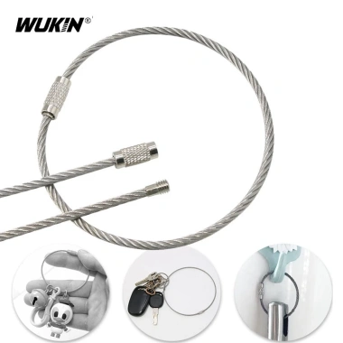 Vít Khóa Thép Không Gỉ 2 Chiếc - Dây Vòng Đa Năng Đựng Thẻ, Chìa Khóa, Trang Sức, Quà Tặng, Giá 19.392₫