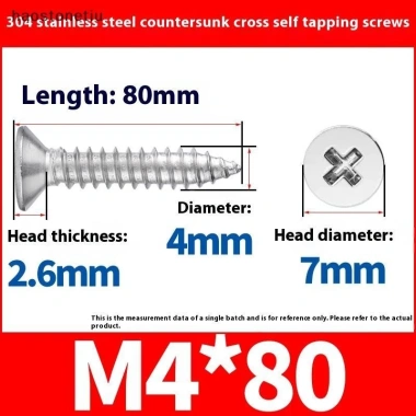 Vít M4 mở rộng khai thác phẳng NS 5/10 - Thép không gỉ, chữ thập, chống nắng, giảm giá chỉ 66.330đ 7