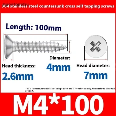 Vít M4 mở rộng khai thác phẳng NS 5/10 - Thép không gỉ, chữ thập, chống nắng, giảm giá chỉ 66.330đ 9