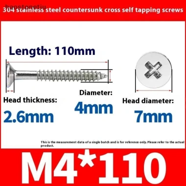 Vít M4 mở rộng khai thác phẳng NS 5/10 - Thép không gỉ, chữ thập, chống nắng, giảm giá chỉ 66.330đ 10
