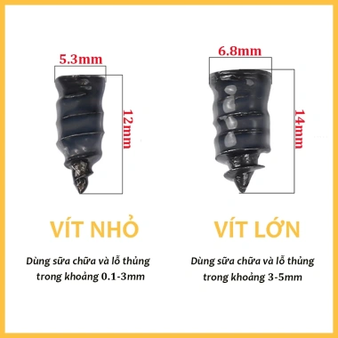 Vít sửa lốp khẩn cấp không cần tháo lốp – Sửa nhanh cho xe hơi, xe máy, lốp chân không, chỉ 39.880đ giảm giá 2