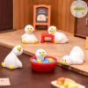 Vịt Trắng Nhỏ Dễ Thương - Đồ Trang Trí Bàn Làm Việc và Vườn, Phong Cảnh Micro, Giá Ưu Đãi 36k