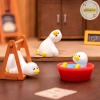 Vịt Trắng Nhỏ Dễ Thương - Đồ Trang Trí Bàn Làm Việc và Vườn, Phong Cảnh Micro, Giá Ưu Đãi 36k 3