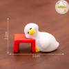 Vịt Trắng Nhỏ Dễ Thương - Đồ Trang Trí Bàn Làm Việc và Vườn, Phong Cảnh Micro, Giá Ưu Đãi 36k 10