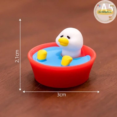 Vịt Trắng Nhỏ Dễ Thương - Đồ Trang Trí Bàn Làm Việc và Vườn, Phong Cảnh Micro, Giá Ưu Đãi 36k 12
