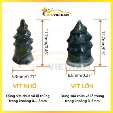 Vít Vá Lốp Jumbotec – Thép Bọc Cao Su, Vá Nhanh Ô Tô - Xe Máy, Không Cần Tháo – 79.000₫ 4