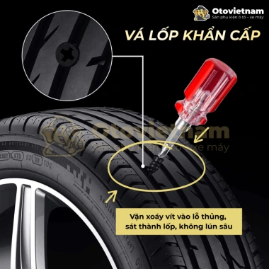 Vít Vá Lốp Jumbotec – Thép Bọc Cao Su, Vá Nhanh Ô Tô - Xe Máy, Không Cần Tháo – 79.000₫ 9