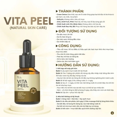 Vita Peel DR.LACIR Tinh Chất Detox Da 50ml Trẻ Hóa Da Sáng Mịn Giá Ưu Đãi 385.000₫ 9 Vita Peel DR.LACIR Tinh Chất Detox Da 50ml Trẻ Hóa Da Sáng Mịn Giá Ưu Đãi 385.000₫ 9
