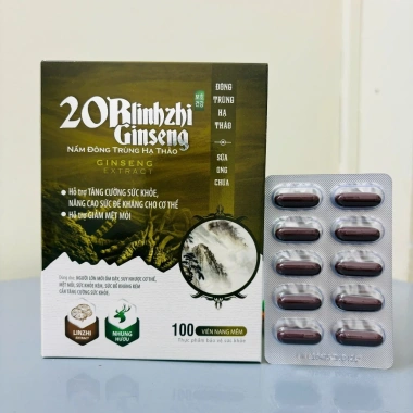 Vitamin 20B Linh Chi Nhân Sâm + Đông Trùng Hạ Thảo 100 viên - Tăng sức đề kháng, giảm mệt mỏi, giá chỉ 99.000đ