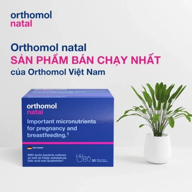 Vitamin Bầu Orthomol Natal Đức - Bổ bầu, sau sinh, tăng đề kháng cho mẹ bầu - Giảm 18% Vitamin Bầu Orthomol Natal Đức - Bổ bầu, sau sinh, tăng đề kháng cho mẹ bầu - Giảm 18%