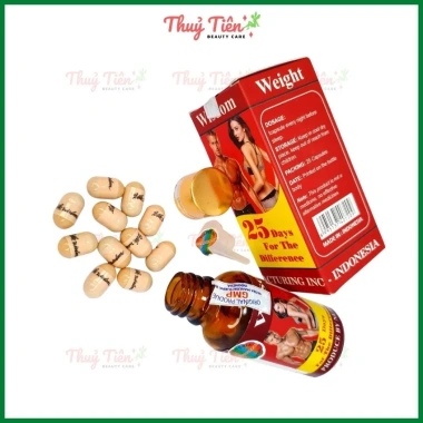 Vitamin Tăng Cân Wisdom Weight 3 Hộp 25 Viên An Toàn Không Tích Nước - Giá ưu đãi 350.000₫ Indonesia 2
